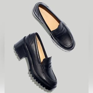 Madewell Black Leander Lugsole Loafer 7.5